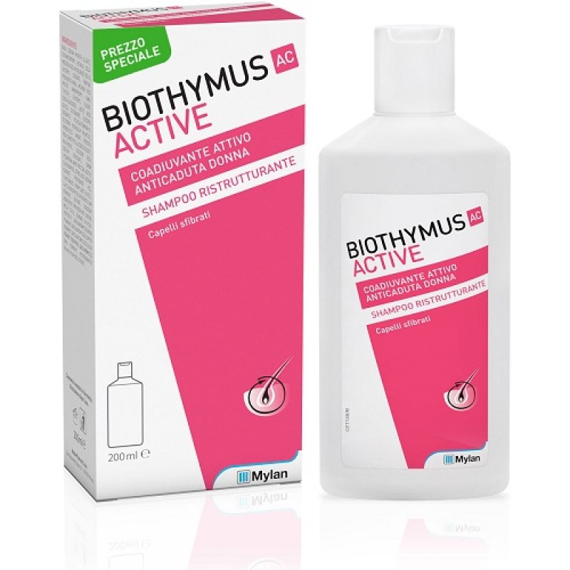 Biothymus Ac Active Shampoo Donna Anticaduta Ristrutturante 200 ml