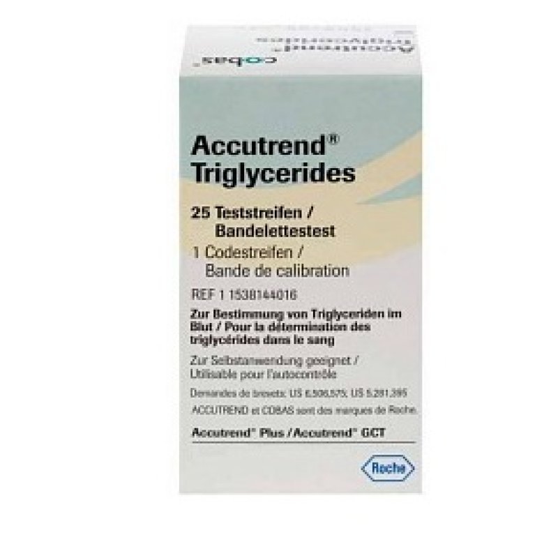 ACCUTREND TRIGLICERIDI 25 Strisce