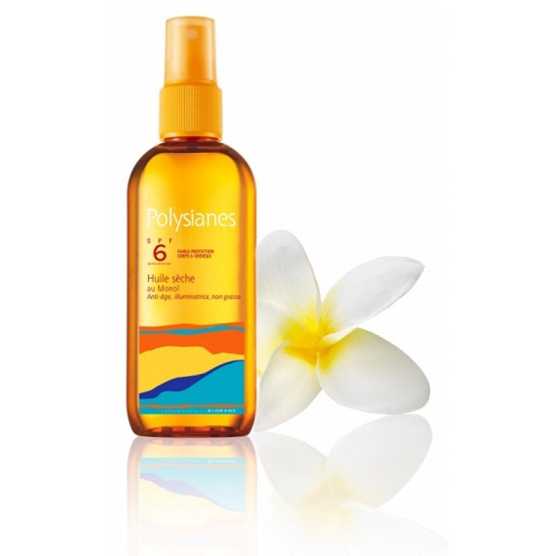 Les Polysianes Spray Olio Secco SPF 6 Protezione Solare Bassa 150 ml