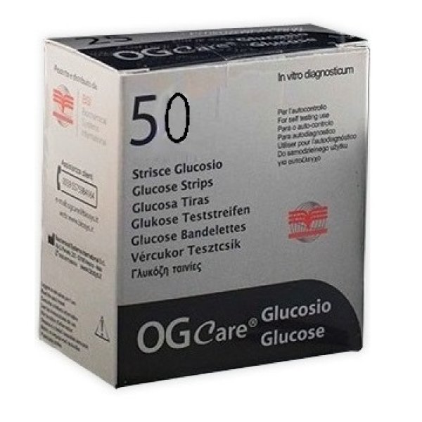 OGCARE 50 Strisce Misurazione Glicemia