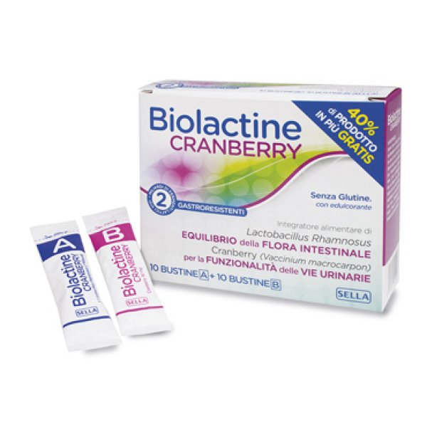 Biolactine Cranberry - Integratore con 2...