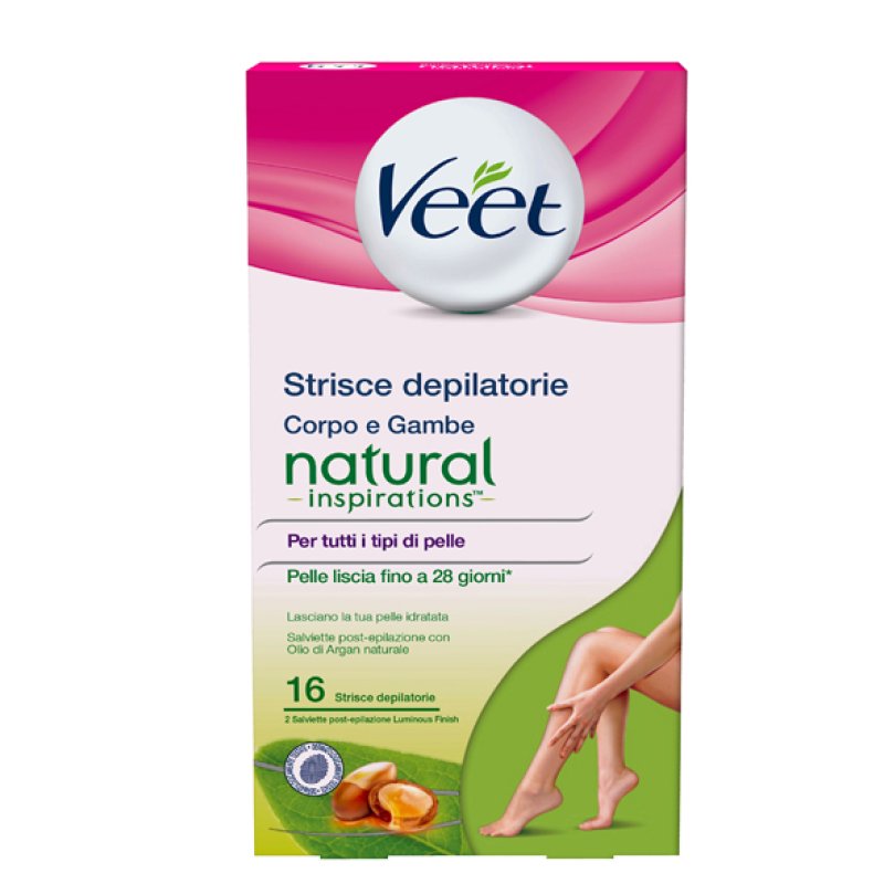 VEET STRISCE CORPO OLIO ARGAN X 16