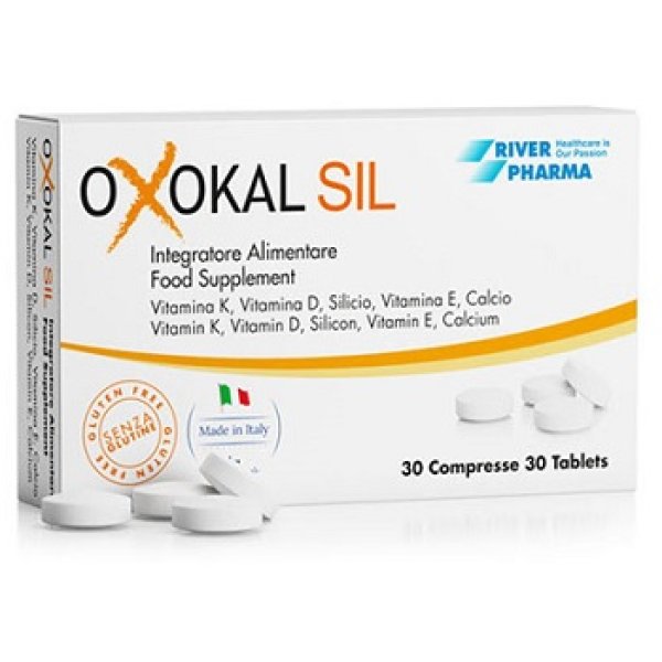 OXOKAL*SIL 30 Compresse 21g