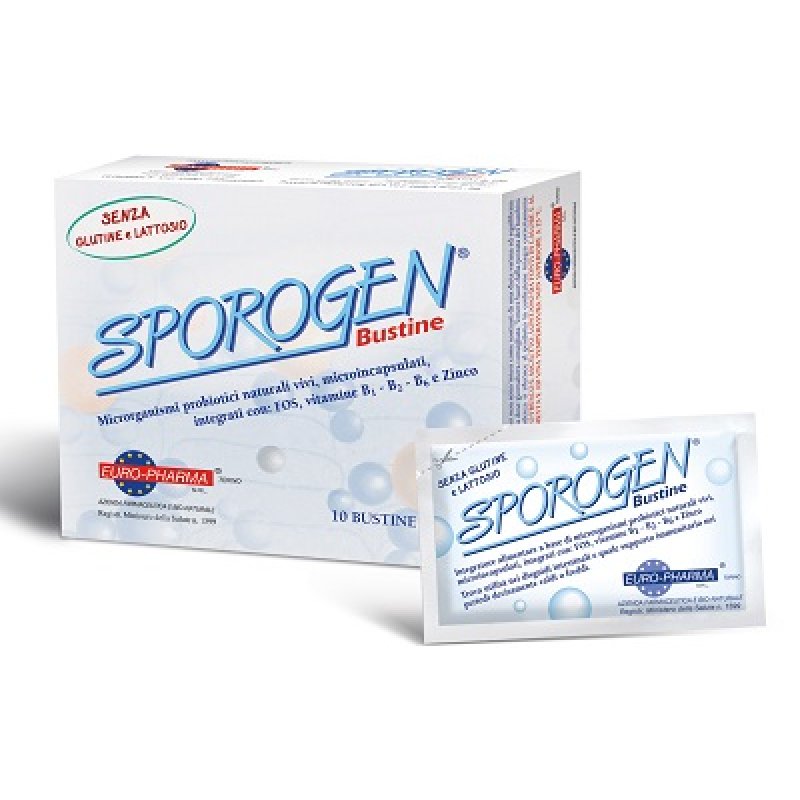 Sporogen - Integratore per l'equilibrio della flora batterica intestinale - 10 bustine