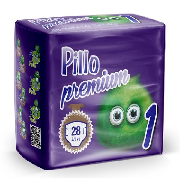 PILLO Prem.NewBorn 2/5Kg 28pz