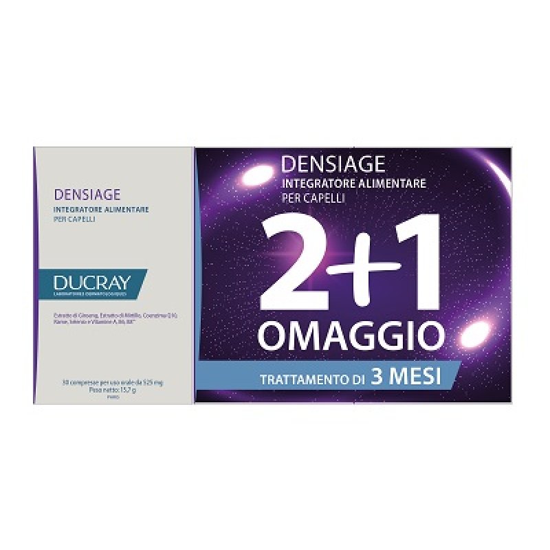 Densiage Integratore Alimentare Confezione Trio 90 compresse (30 compresse x 3) 525 mg