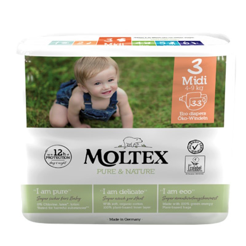 MOLTEX Pann.3 Midi 4-9Kg 33pz