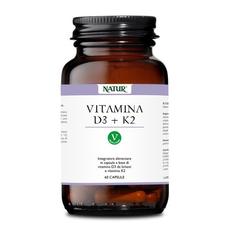 VITAMINA D3+K2 60Capsule NATUR