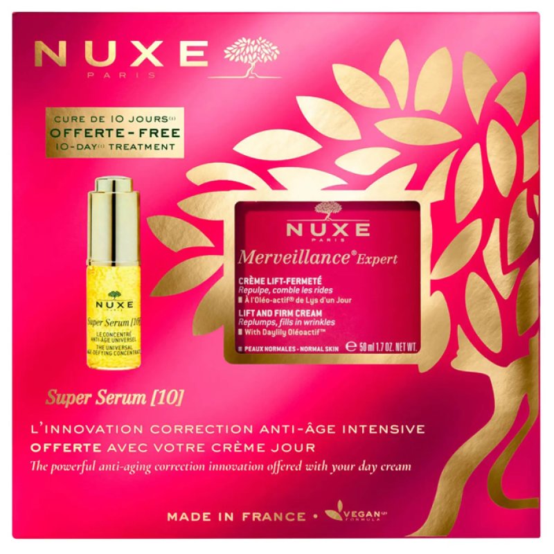 Nuxe Cofanetto Merveillance - Crema Anti Rughe 50 ml + Super Serum 10 5 ml