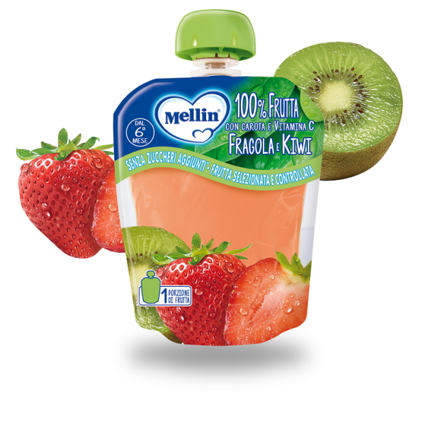 MELLIN Pouch Fragola-Kiwi 90g