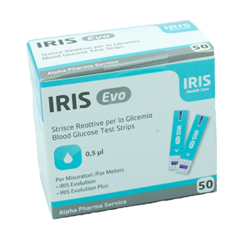 IRIS EVO Strisce Glucosio 50pz