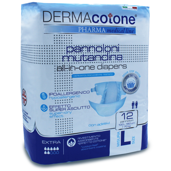 DERMACOTONE Pann.Mut.L 12pz