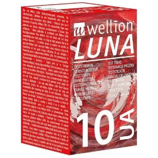 WELLION LUNA Ac.Urico 10 Str.