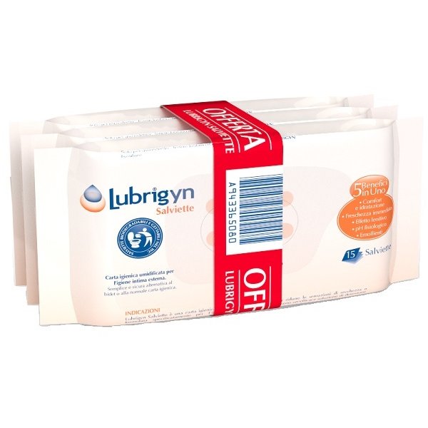 Lubrigyn Salviette 3x15pz