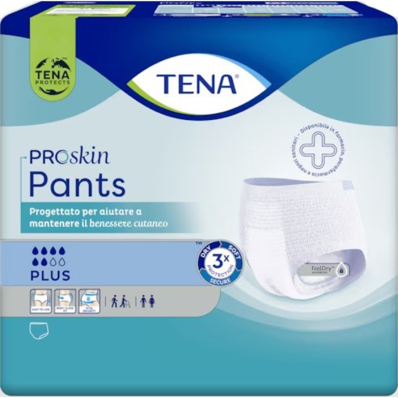 TENA PANTS Plus Pann.S 14pz