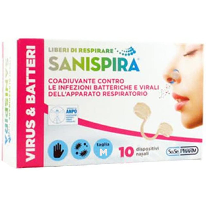 SANISPIRA*Virus&Batteri M 10pz