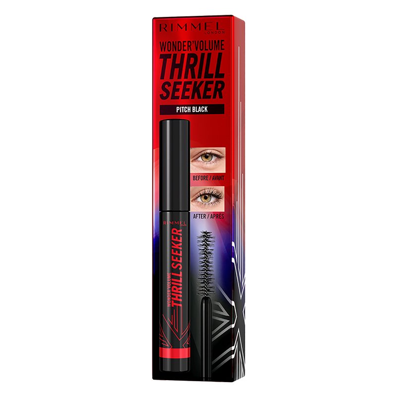 RIMMEL MASC VOL.THRILL PITCH BLACK