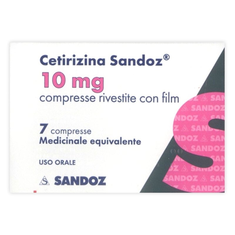 CETIRIZINA 10mg  7 Compresse SANDOZ