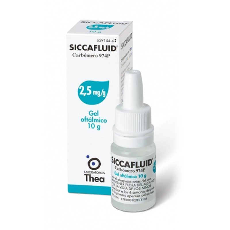 Siccafluid Gel Oftalmico 10g 2,5mg/g