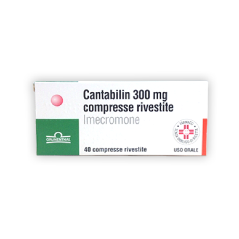 Cantabilin*40Compresse Riv 300mg