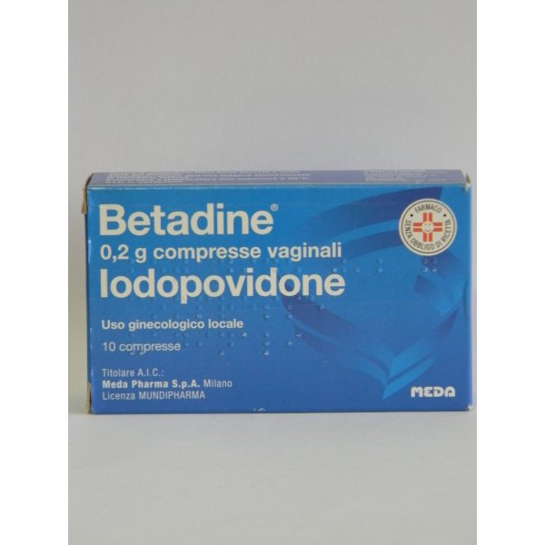 BETADINE 10 Candel.Vag.