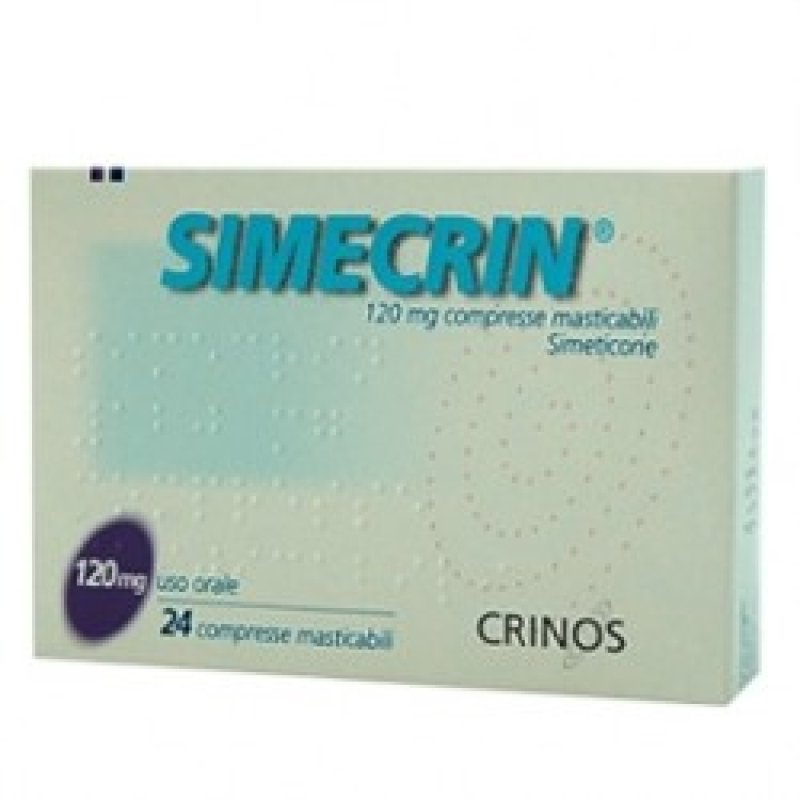 Simecrin 24 Compresse Masticabili 120mg