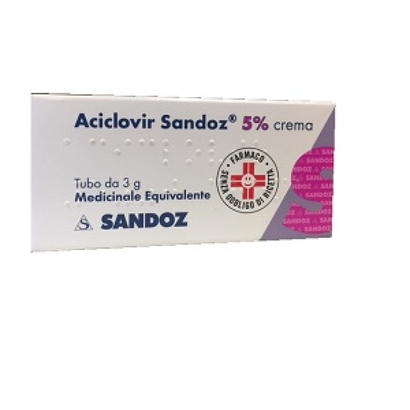 Aciclovir Sand*crema 3g 5%