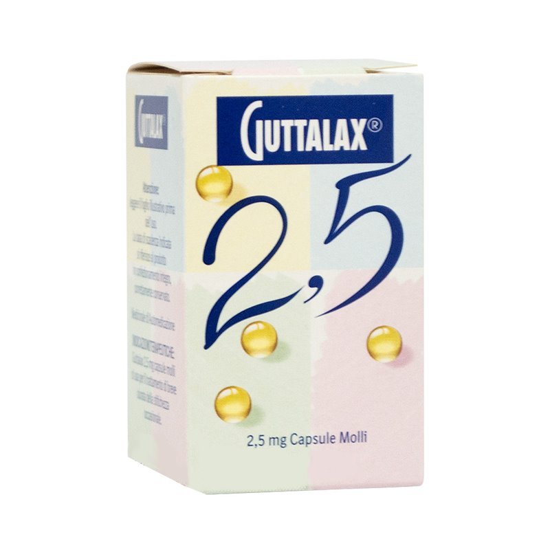 GUTTALAX 30 Capsule molli 2,5mg