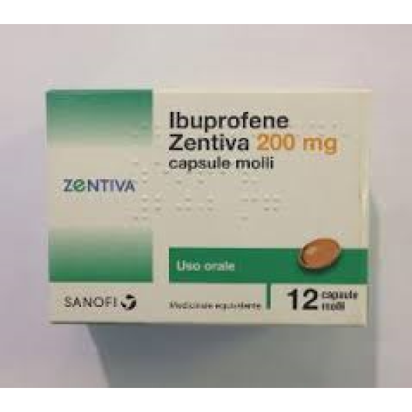 IBUPROFENE 200mg 12 Capsule ZTV