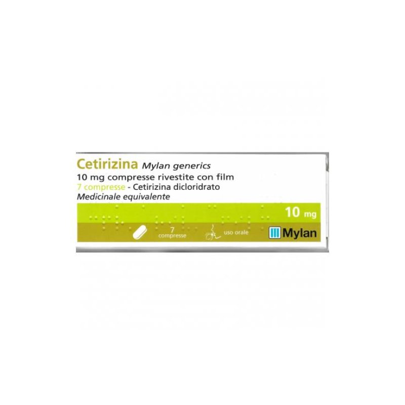 CETIRIZINA 10mg  7 Compresse