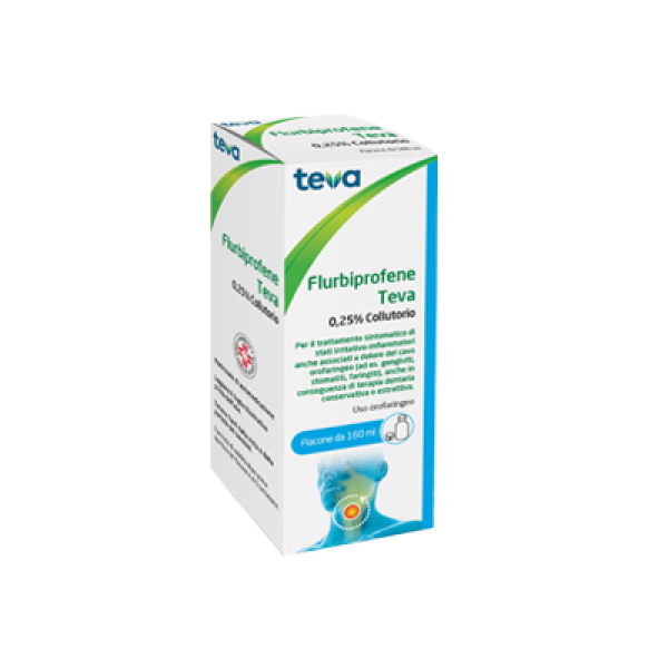 FLURBIPROFENE Coll.160ml TEVA