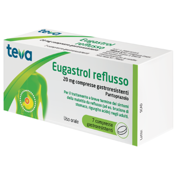 EUGASTROL Reflusso 20mg  7 Compresse