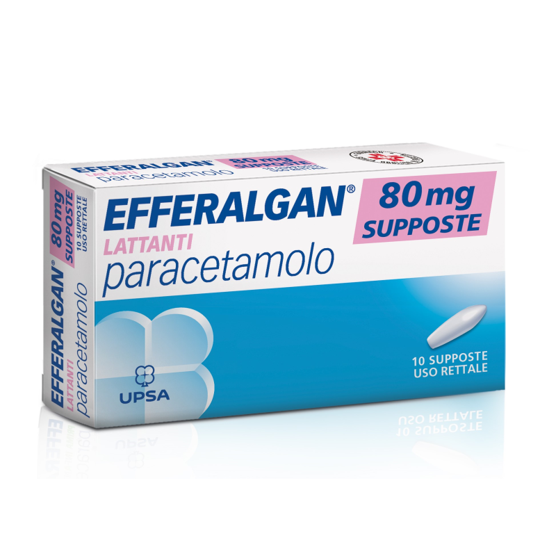 Efferalgan 10 supposte 80 mg