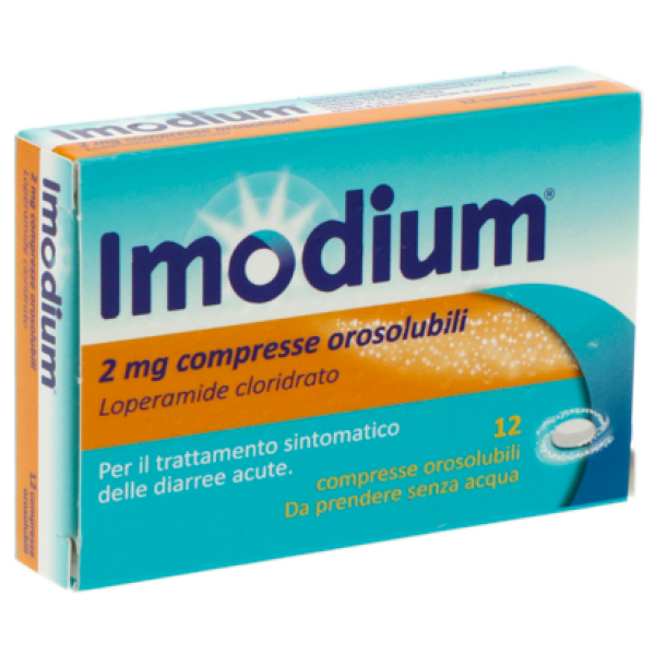 IMODIUM*12 Compresse Orosol.2mg  MDF