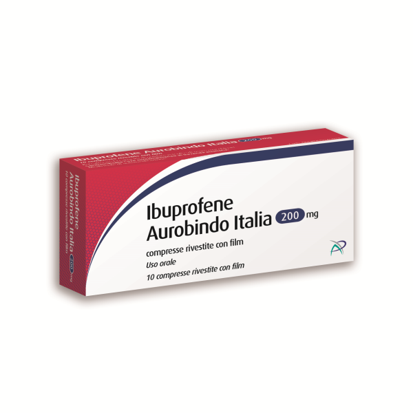 IBUPROFENE 200mg 10 Compresse AURO