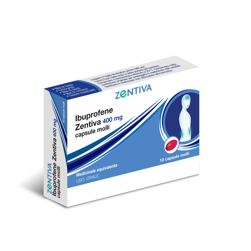 IBUPROFENE 400mg 10 Capsule ZTV