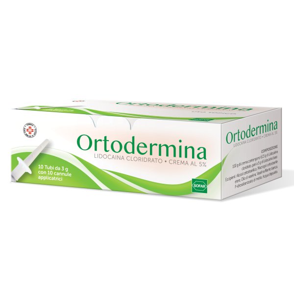 ORTODERMINA Crema 5% 10x3g