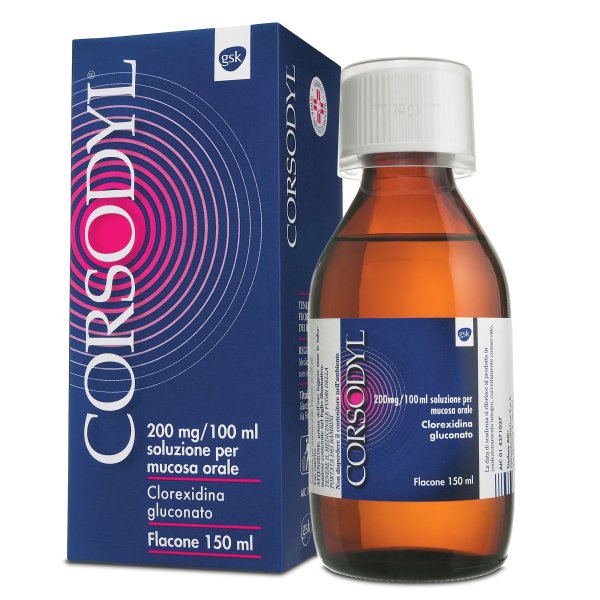 Corsodyl Soluzione 150ml 200mg/100