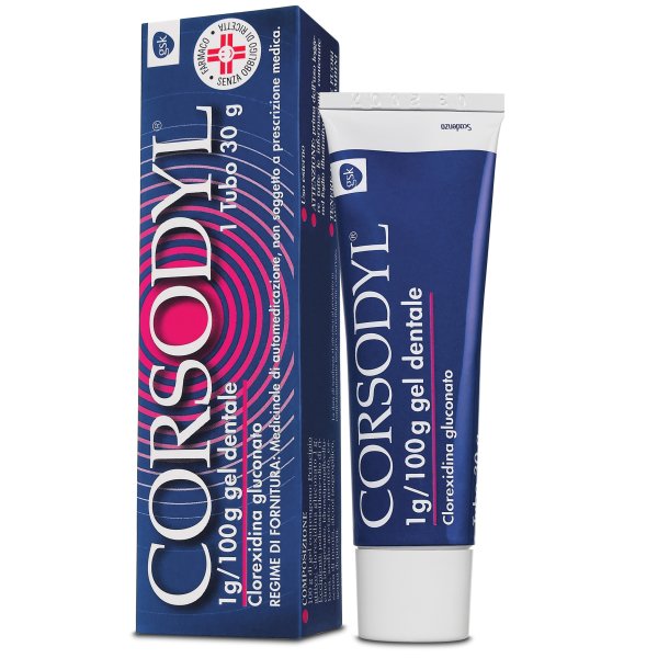 Corsodyl Gel Dentale 30g 1g/100g