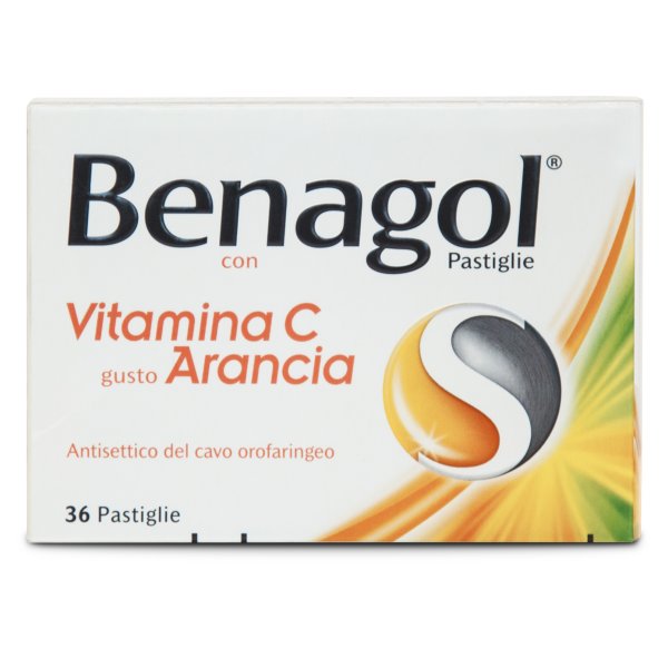 Benagol 36 Pastiglie Arancia con Vitamin...