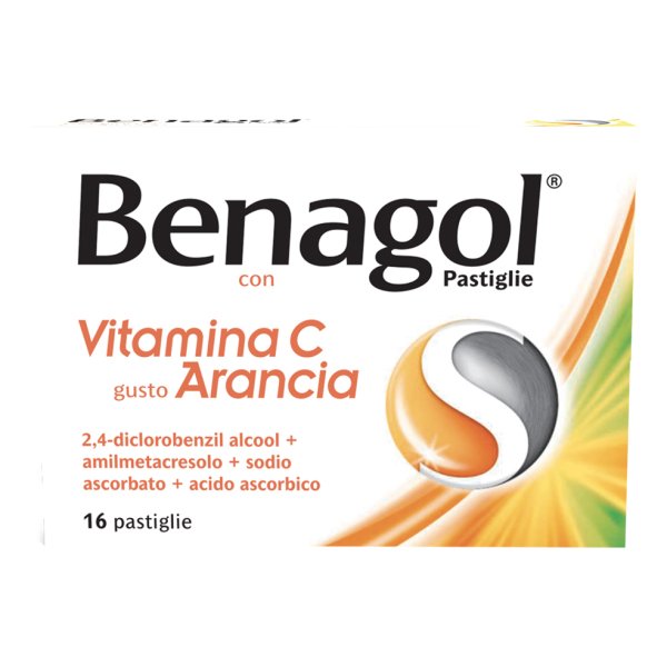 Benagol 16 Pastiglie Arancia con Vitamin...