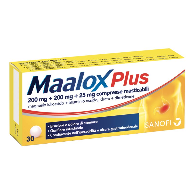 Maalox Plus 30 Compresse Masticabili