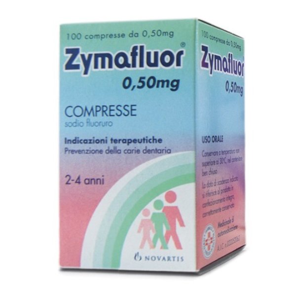 ZYMAFLUOR 100 Compresse 0,50mg