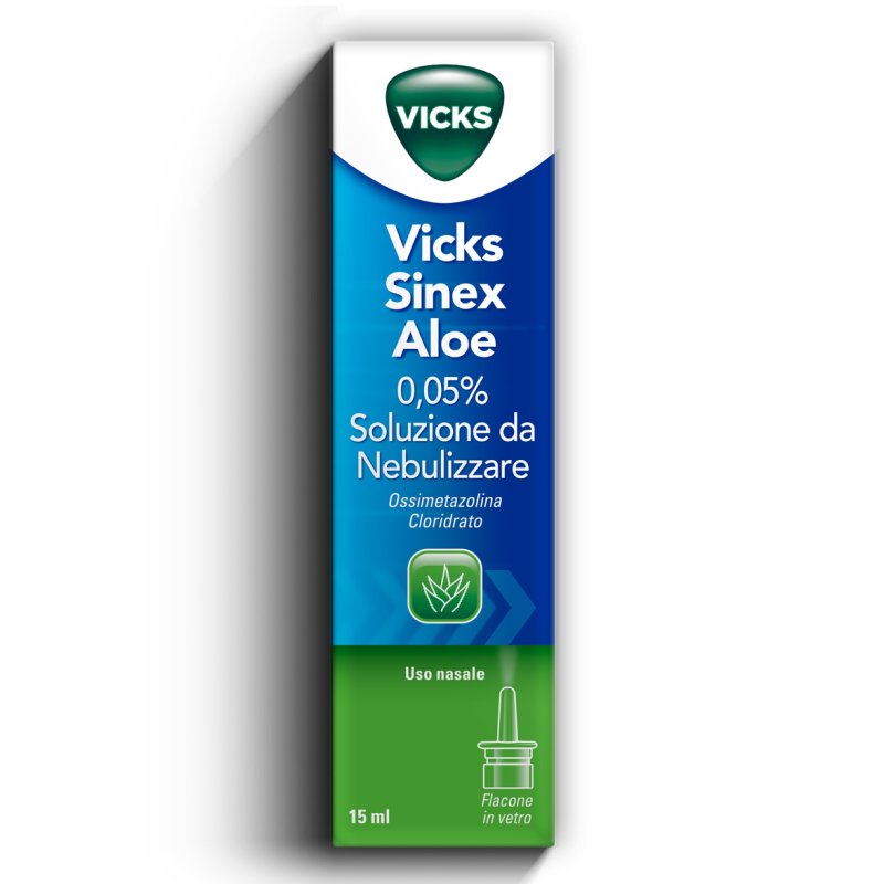 Vicks Sinex Aloe Spray Decongestionante Nasale 15 ml