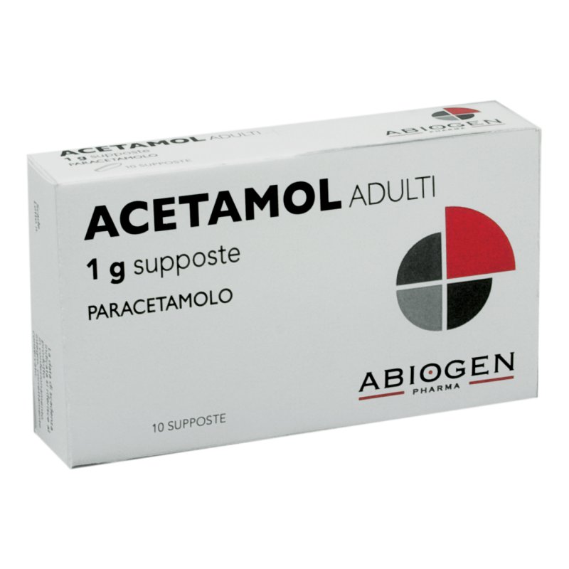 ACETAMOL*10 Supp.Adulti 1g