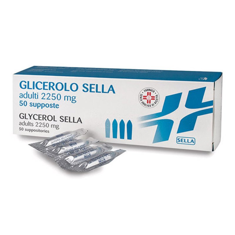 GLICEROLO 50 Supp.2250mg SELLA