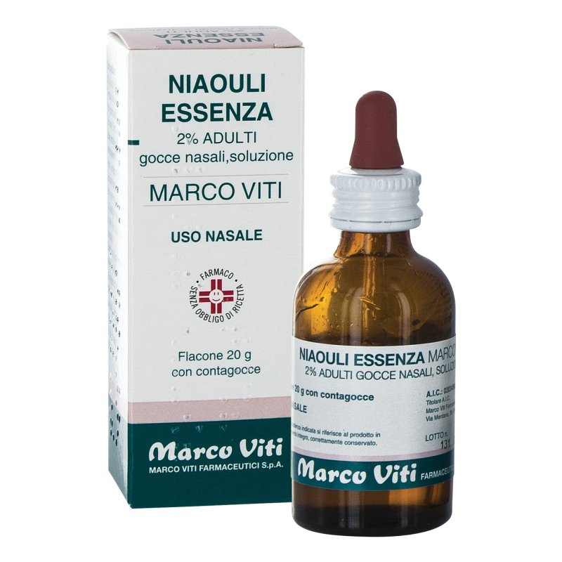 Niaouli Essenza Mv*2% Gocce 20g