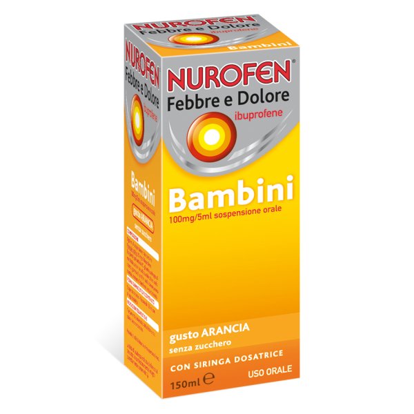 Nurofen Febbre Dolore Sciroppo 100mg/5ml...