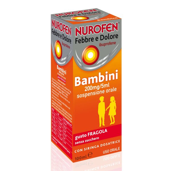 Nurofen Febbre Dolore Sciroppo 200mg/5ml...