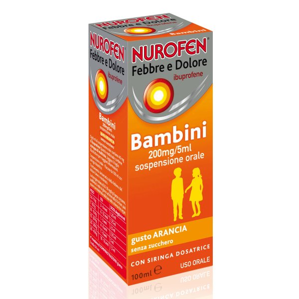 Nurofen Febbre Dolore Sciroppo 200mg/5ml...